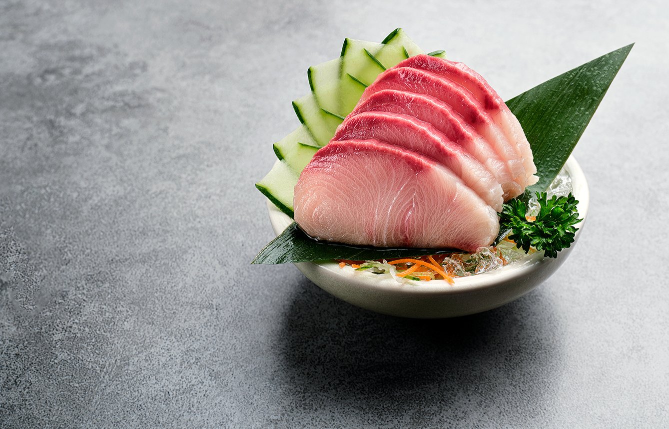 Yellow fin Tuna sashimi, Japanese Restaurant Dubai
