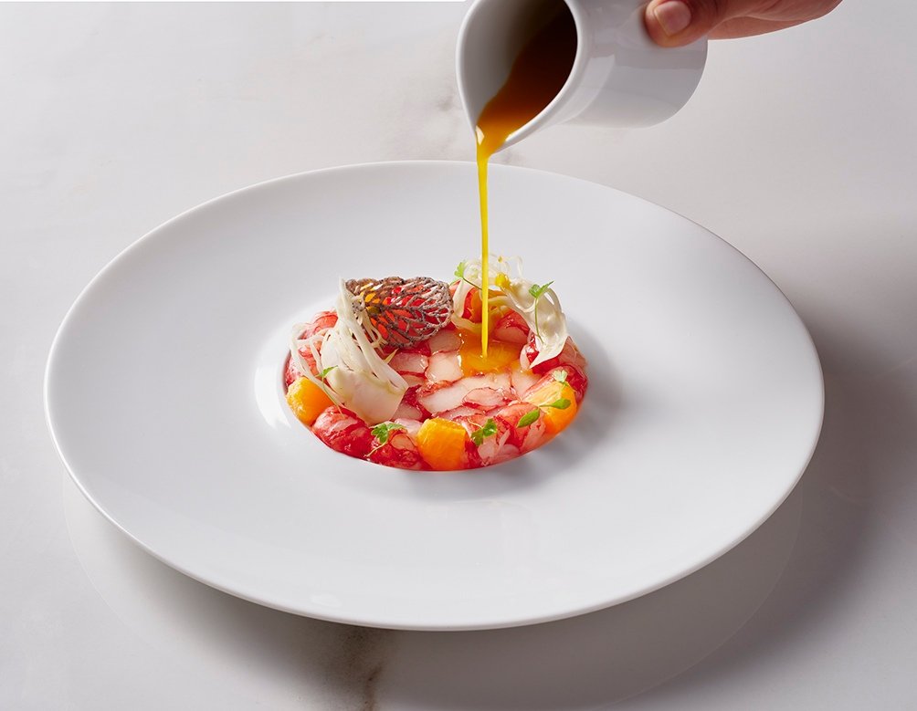 Seafood, fine dining restaurant, shrimp