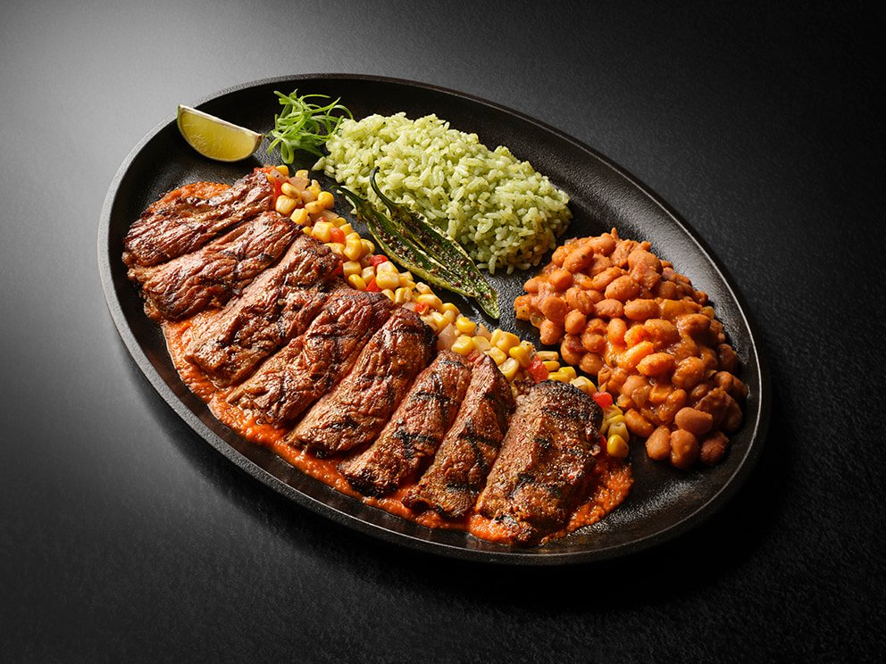 Mexican food, Mexican steak, steak, fire grill, spicy food